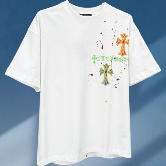 Chrome Hearts Men's Casual Athletic Short Sleeve - Picture 3 of 4